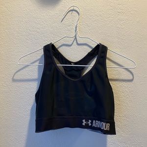 Black Under Armour Sports Bra
